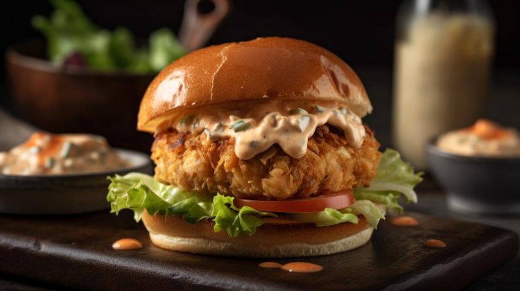 Hamburguesa de Pescado Baja en Calorías