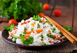 Arroz con Zanahorias y Espinacas para Perder Peso