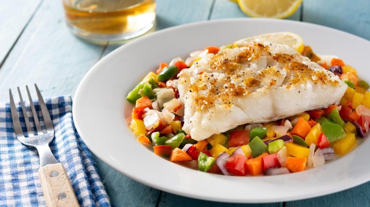 Bacalao con Ratatouille