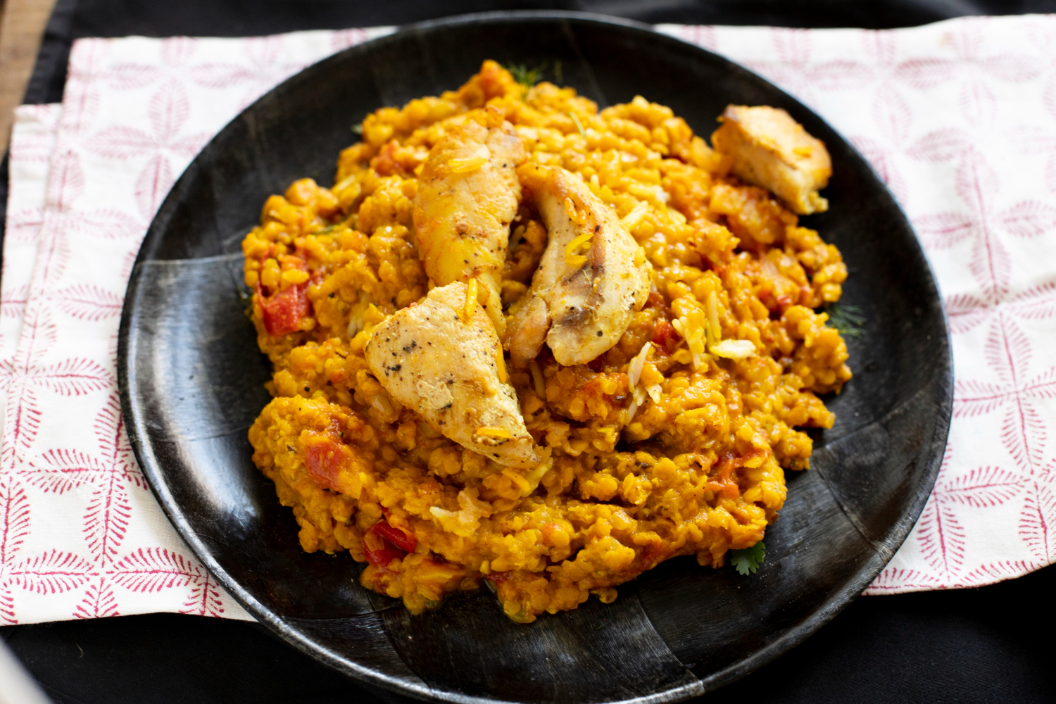 arroz con pavo