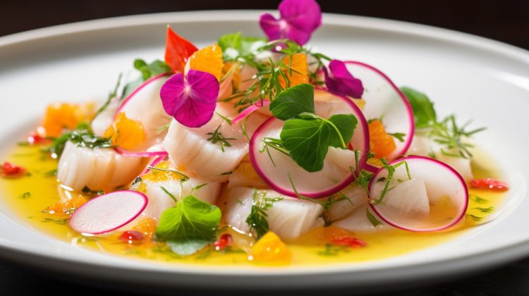 Ceviche de Merluza con Mango y Cilantro: Una Explosión de Sabores Frescos