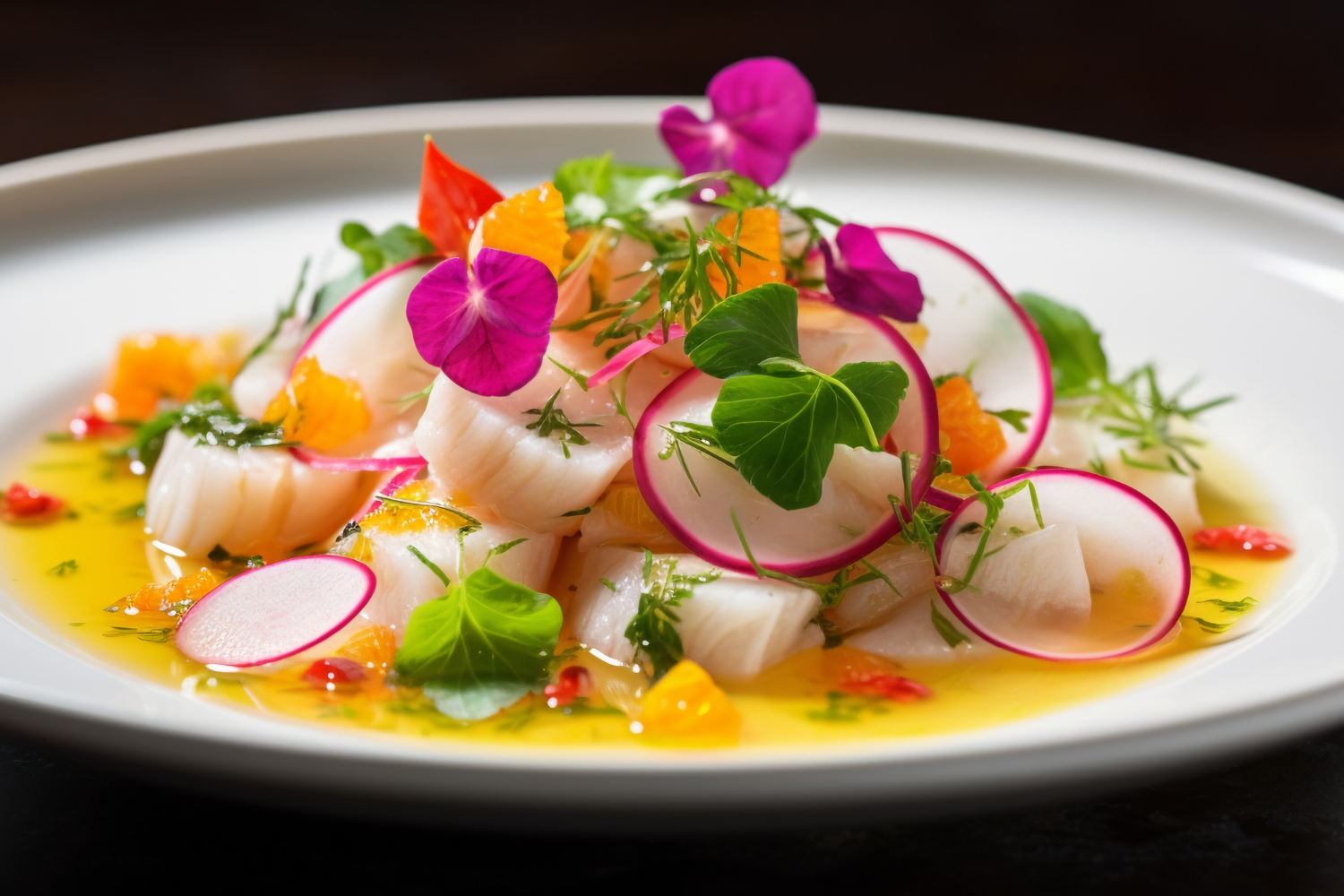 Ceviche de Merluza con Mango y Cilantro: Una Explosión de Sabores Frescos