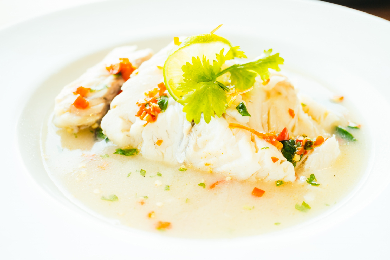 Bacalao en Salsa Verde Baja en Calorías
