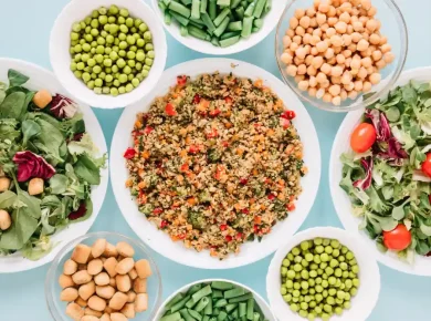 recetas para perder peso sin pasar hambre con verduras, proteína y legumbres