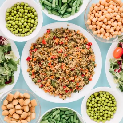 recetas para perder peso sin pasar hambre con verduras, proteína y legumbres